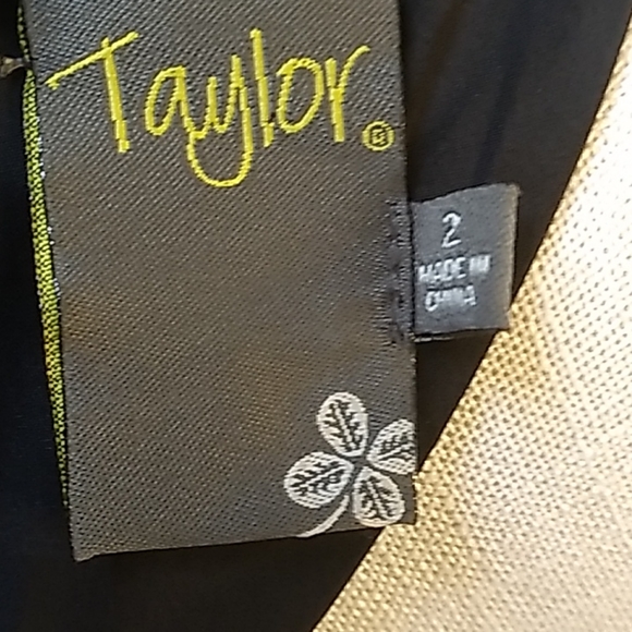 Just... Taylor Black Linen w/ Ruffled Bottom sz 2 - Picture 11 of 12